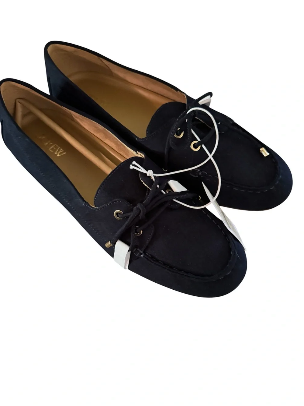 J. Crew Navy Suede Boat Loafers